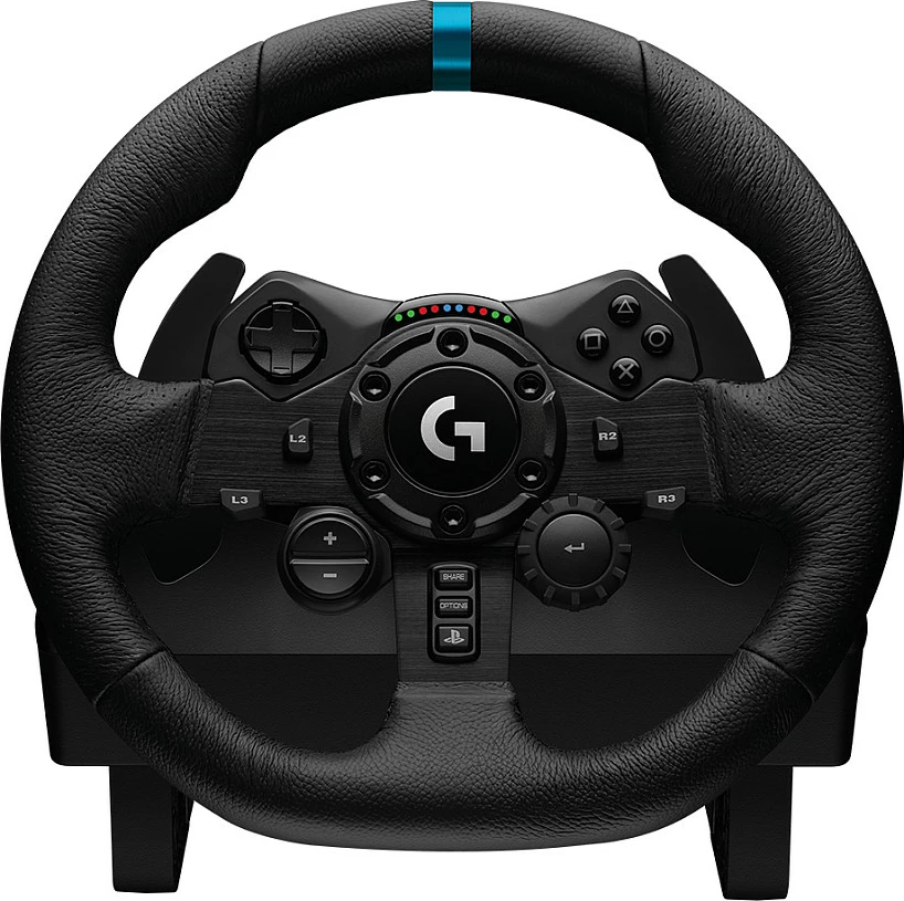 Timon garash Logitech G923 me pedale, Force Feedback, USB, PC/PS4/PS5, i zi