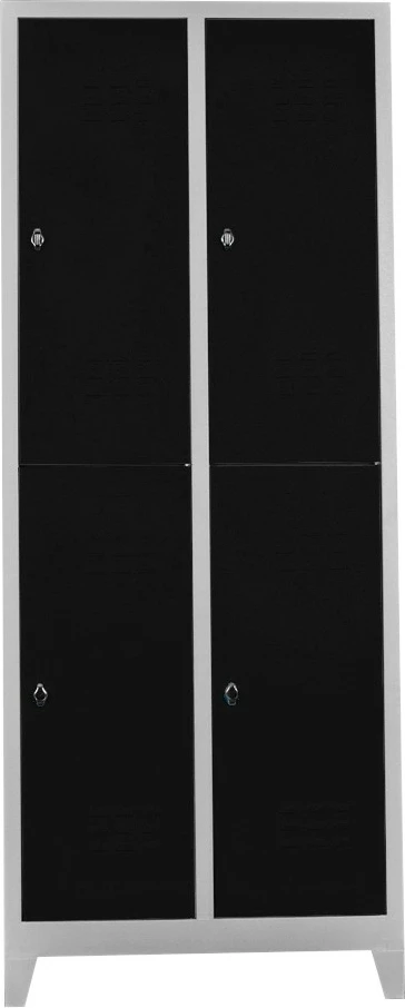 Dollap metalik për depozitimin e sendeve, ngjyrë gri e zezë, Skye Decor, Js1026Sı