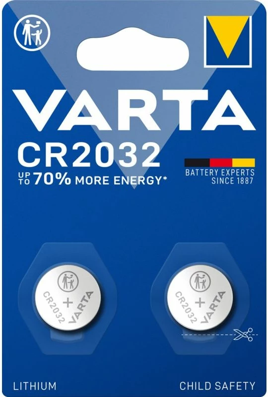 Bateri litiumi VARTA CR2032, 2 copë