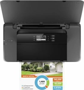 Printer inkjet portativ HP OfficeJet 200 CZ993A, A4, Wi‑Fi, USB, i zi