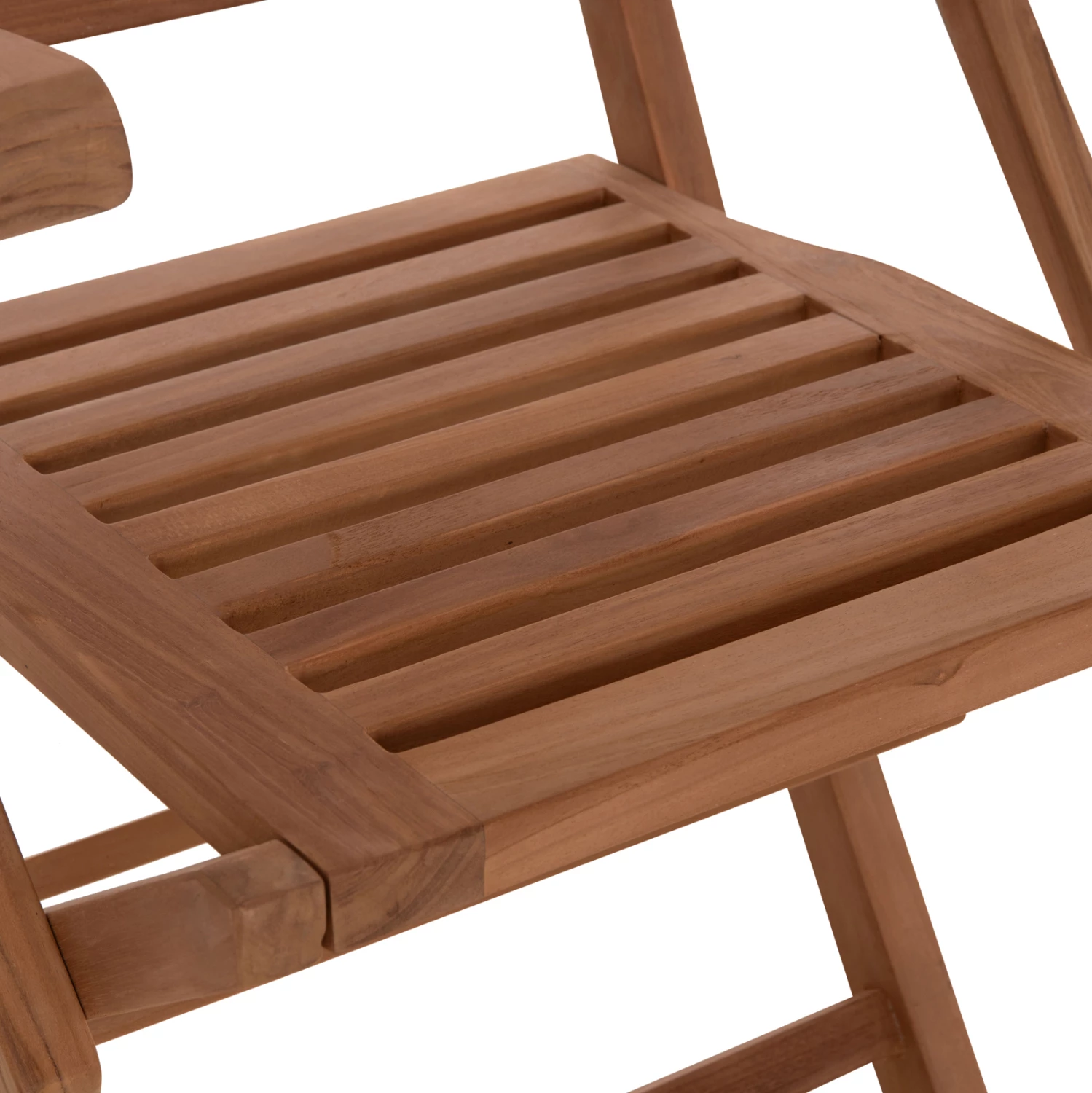 Karrige palosëse për ngrënie jashtë, dru tik, CRANDER FH6377, set prej 2 copë, 53x63x90cm