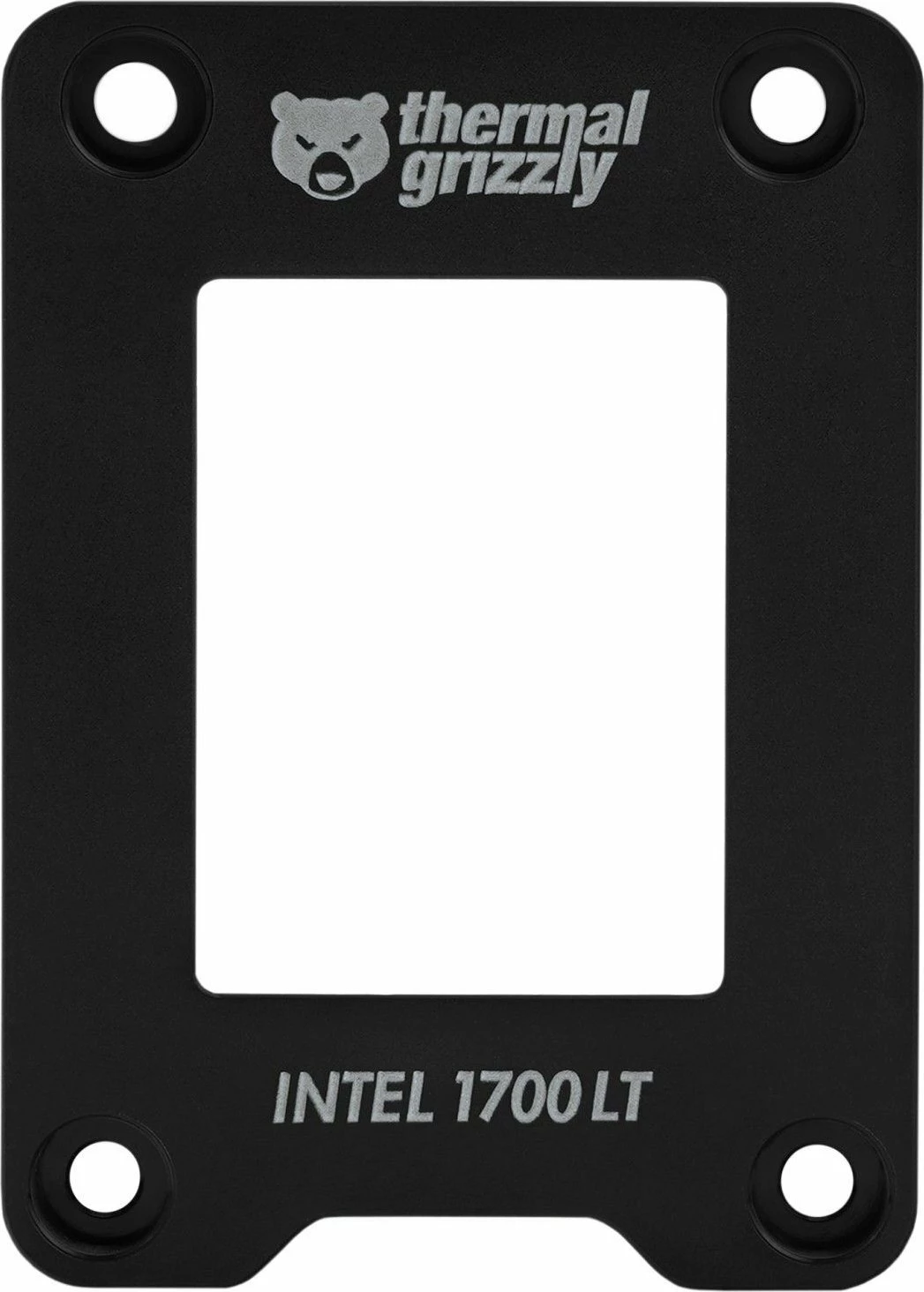 Kornizë kontakti CPU Thermal Grizzly Intel 1700 LT për LGA1700, e zezë, set me 4 vida + çelës imbus + Torx T20