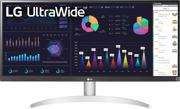 Monitor, LG, 29WQ600-W UltraWide, 30", i bardhë