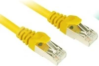 Kabllo rrjeti Sharkoon Cat6 S/FTP 0.25m, RJ-45, verdhë