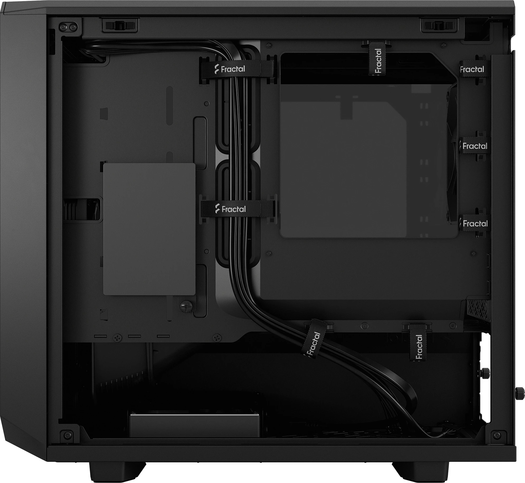 Kasë Fractal Design Meshify 2 Nano, Mini-Tower, Tempered Glass Dark Tint, e zezë