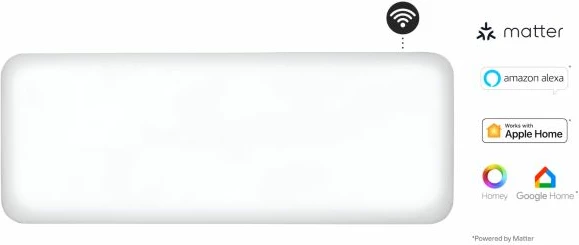 Ngrohës panel Wi‑Fi MILL PA2000WIFI4 2000W, IPX4, për 24–28 m², çelik, i bardhë