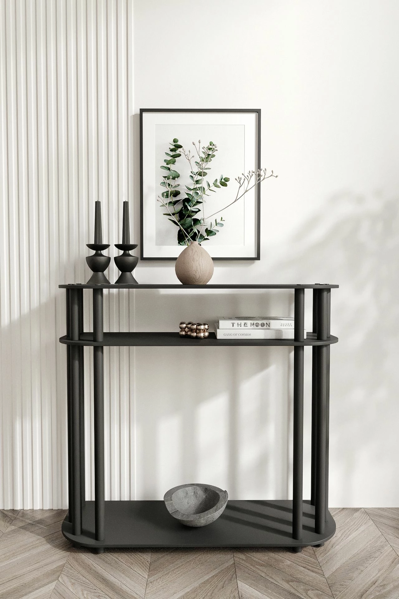 Komodë moderne Skye Decor, ngjyrë e zezë, Cruise