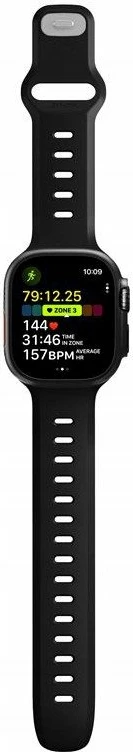Rrip Smartwatch Nomad Tempo Band 49mm për Apple Watch Ultra 1/2/3, i zi