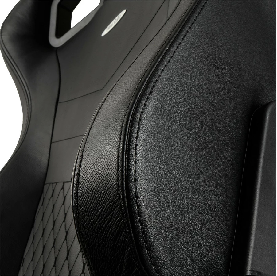 Karrige gaming Noblechairs EPIC, lëkurë e vërtetë, e zezë