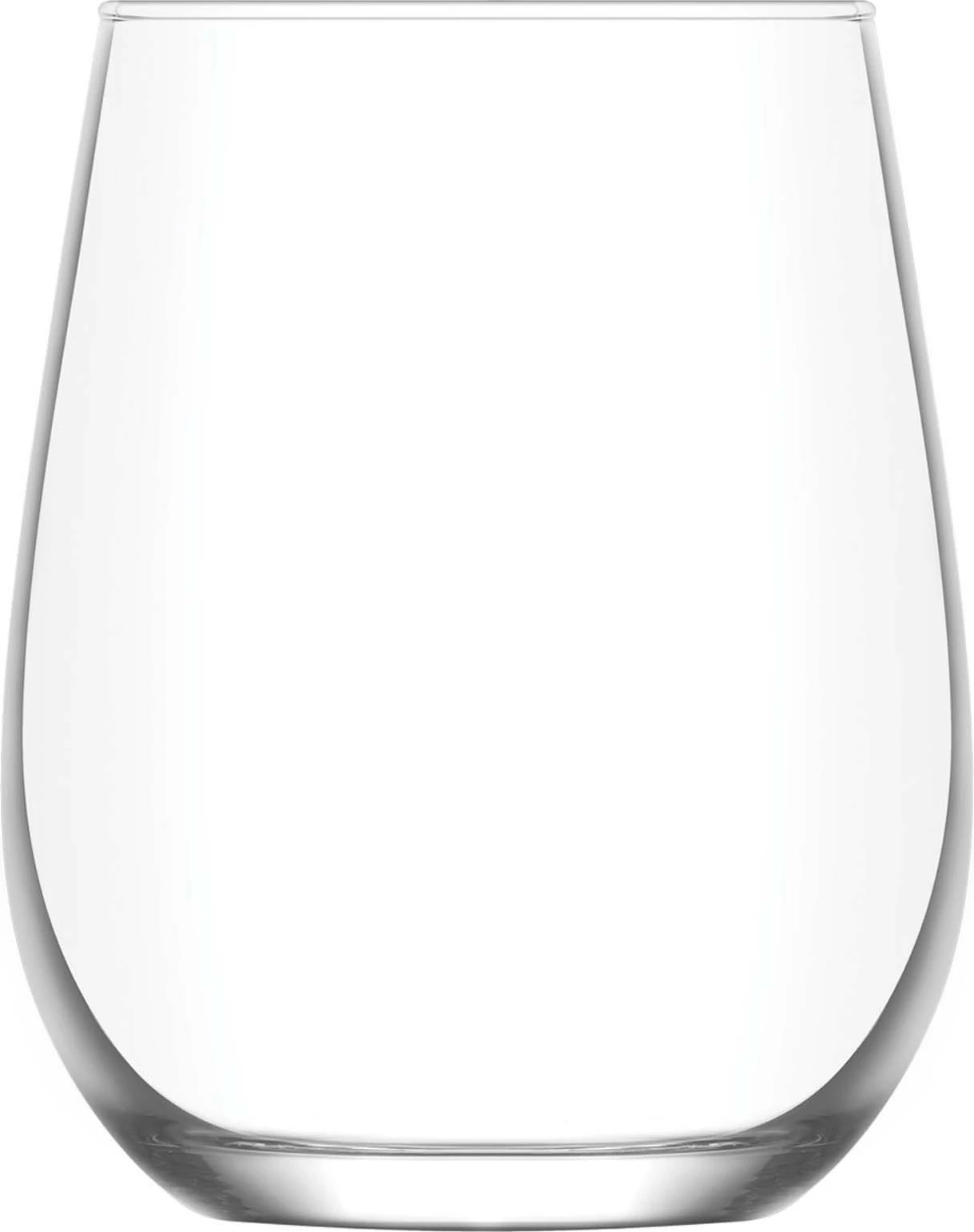 Gotë vere pa kërcell LAV Paris 360 ml, set 12 copë, transparente