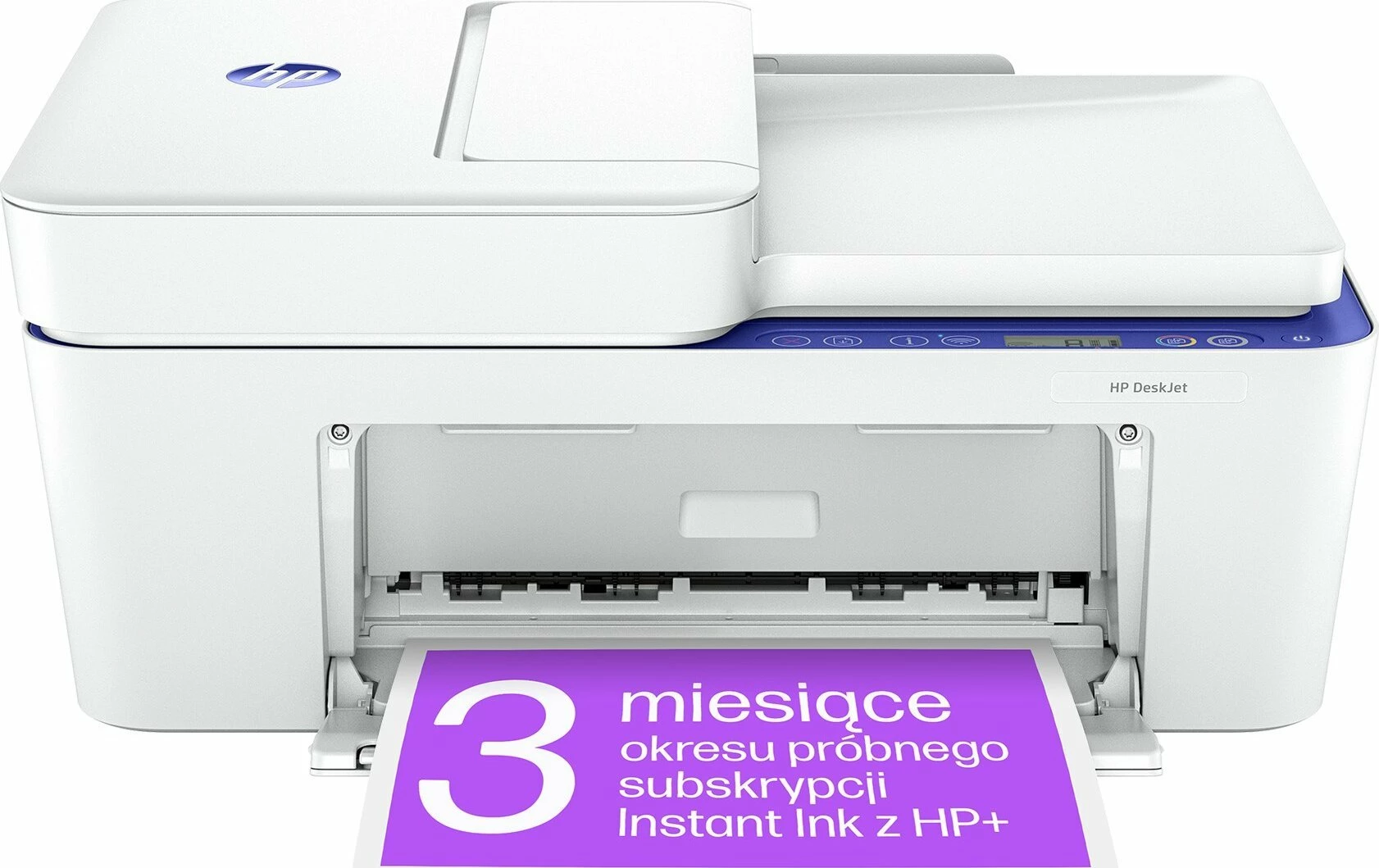 Printer multifunksional HP DeskJet 4230e 60K30B, inkjet ngjyrë, A4, Wi‑Fi, USB, ADF 35 fletë, blu