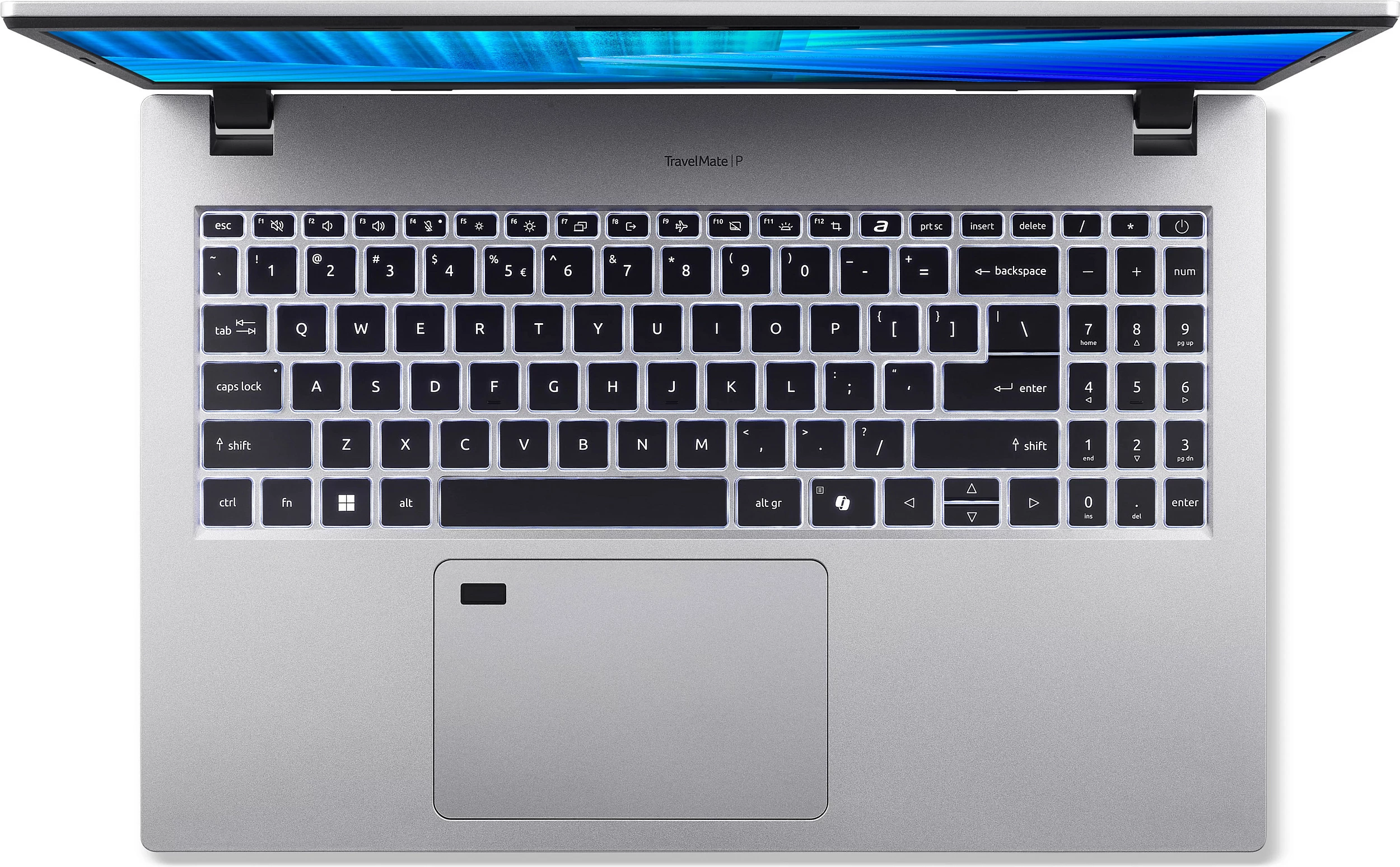 Laptop Acer TravelMate P2 TMP215-55-G2-TCO-70LW, Core Ultra 7 255U, 32GB RAM, 1TB SSD, 15.6" FHD, Windows 11 Pro, argjendtë