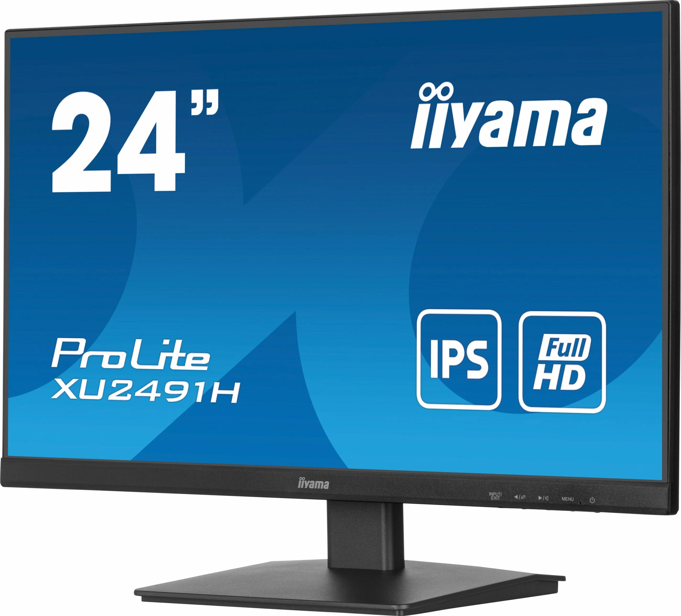 Monitor iiyama ProLite XU2491H-B1, 23.8", Full HD, LED, 100Hz, e zezë