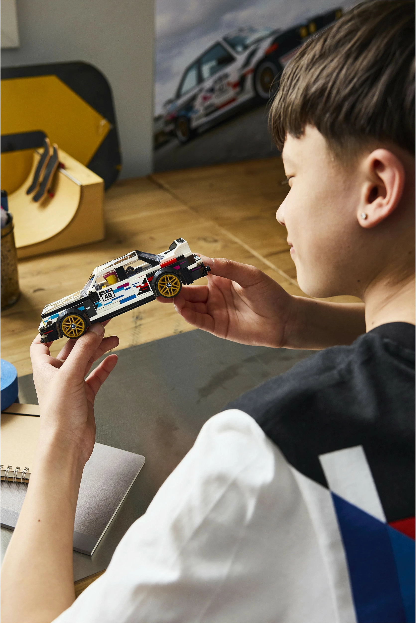 Set LEGO Speed Champions BMW M3 (E30) 77263, 358 copë, 9+, bardhë