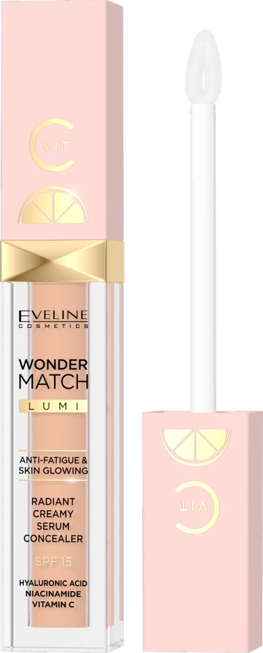 Korrektor për femra Eveline Cosmetics Wonder Match Lumi Luxury Brightening 20, 6.8ml