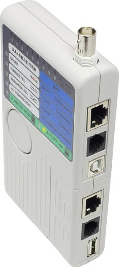 Tester kabllosh GoodConnections Alcasa GC-N0097, UTP/STP, RJ-45/RJ-11/BNC/USB, 9 V, gri