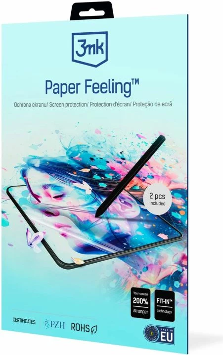 Folie mbrojtëse Paper Feeling 3mk për iPad deri 11 inç, set prej 2 copë