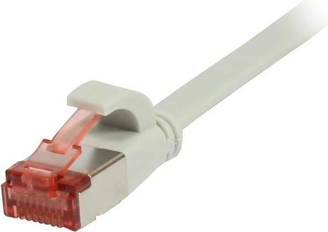 Kabllo rrjeti Synergy21 RJ45 CAT6, 1.5m, 250MHz, FTP (U/FTP), e sheshtë, Superflex TPE, gri