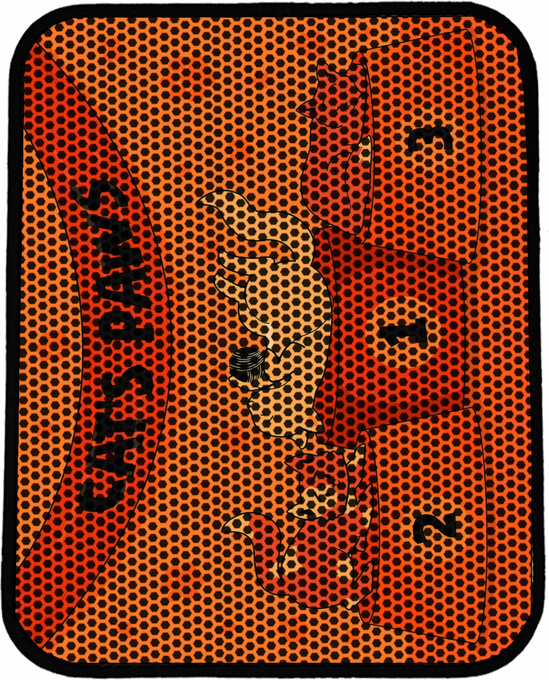 Tapet për rërë mace, shumëngjyrësh, Paws & Whiskers, Nrszn0248