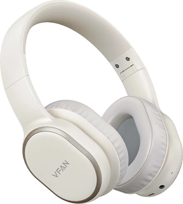 Kufje pa tela Vipfan BE02, Over-ear, Bluetooth 5.1, Bardhë