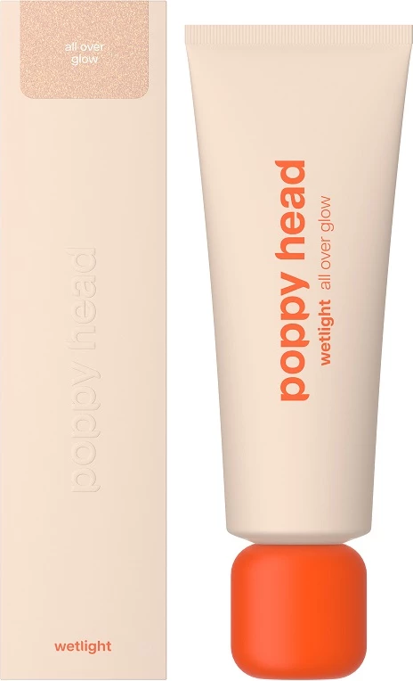 Highlighter i lëngshëm për femra Poppy Head Wetlight 02 Glitterini 50ml