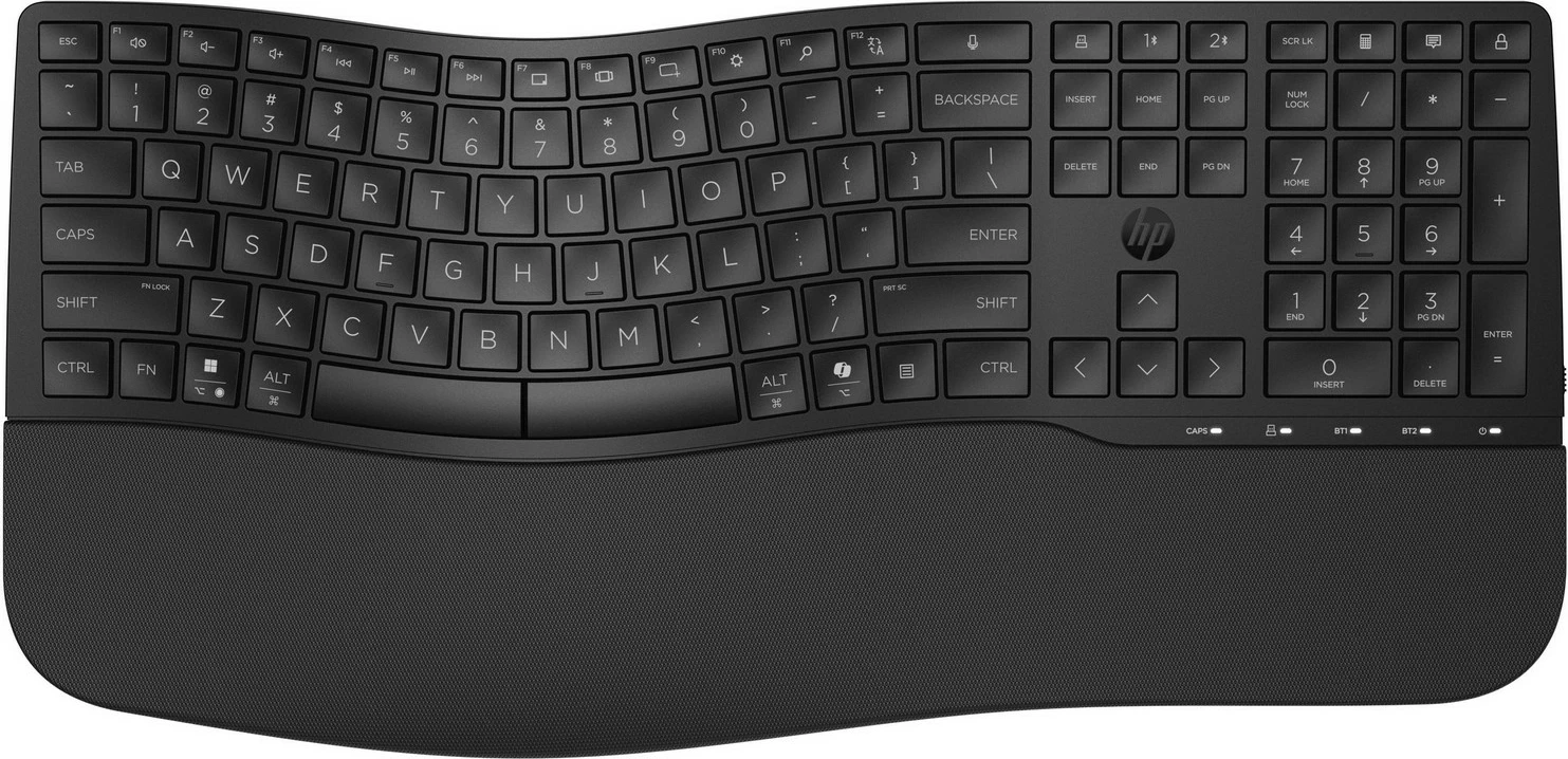 Tastierë HP 680 Comfort Dual-Mode, wireless, membrane, e zezë