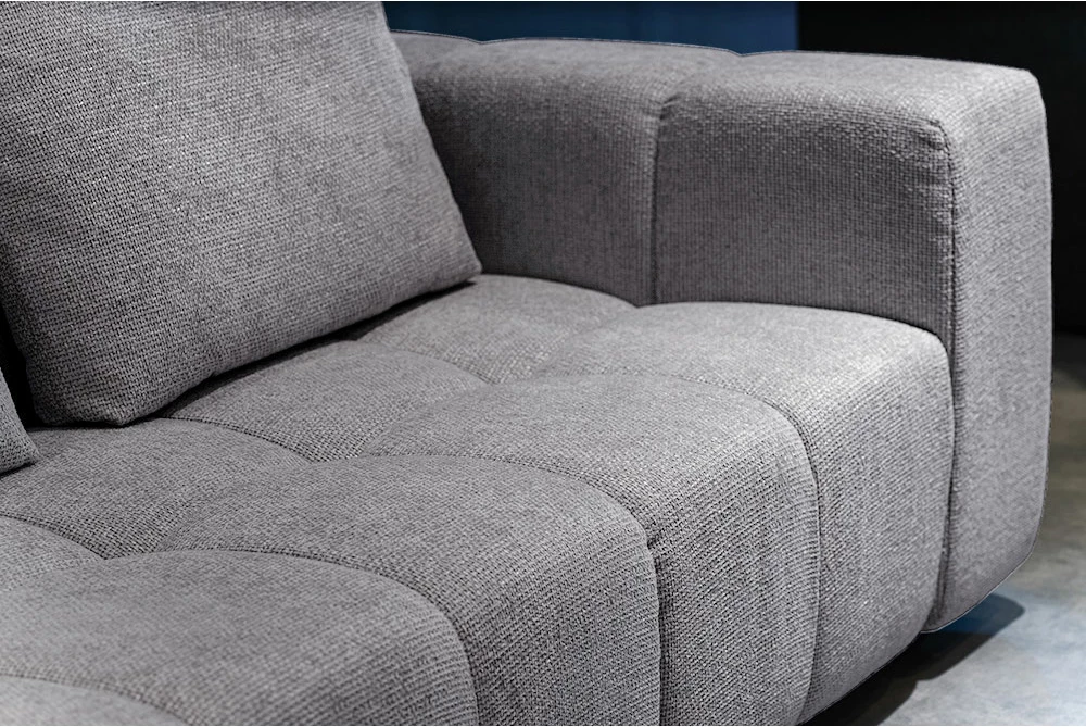 Kënd divani Tomos, kënd i majtë, ngjyrë gri LEGASY 18, 298x200x85