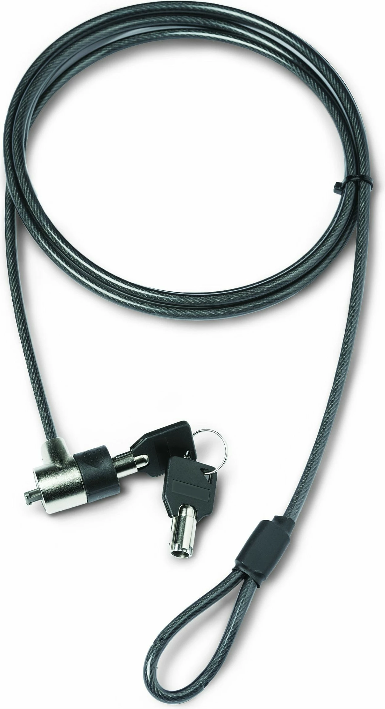 Kabllo sigurie Dicota Security Cable T-Lock Value, me çelës, slot 3x7mm