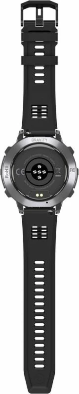 Smartwatch Gravity GT42-3, rrip grafit + byzylyk