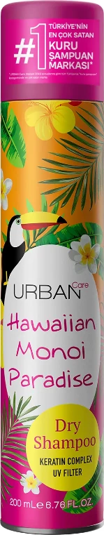 Shampon i thatë për flokë Urban Care Hawaiian Monoi Paradise, 200 ml