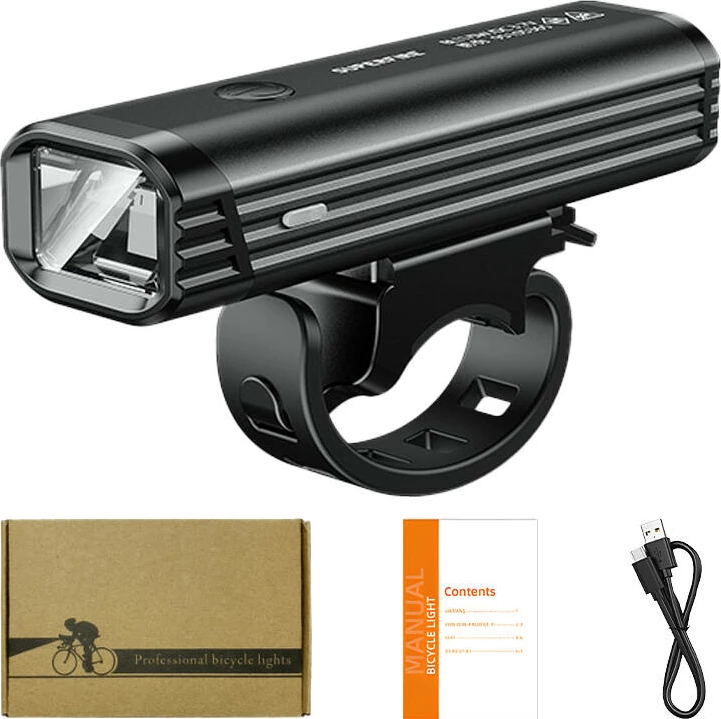 Dritë biçiklete Superfire BL11, LED, 2000 mAh, e zezë