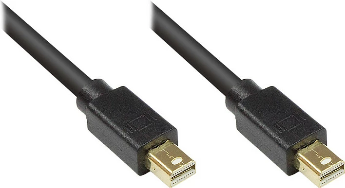 Kabllo Mini DisplayPort GoodConnections DP 1.1, 3m, 4K, e zezë