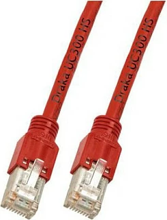 Kabllo rrjeti EFB Elektronik Draka UC300 TM11, RJ45 Cat5e SF/UTP, 3m, e kuqe