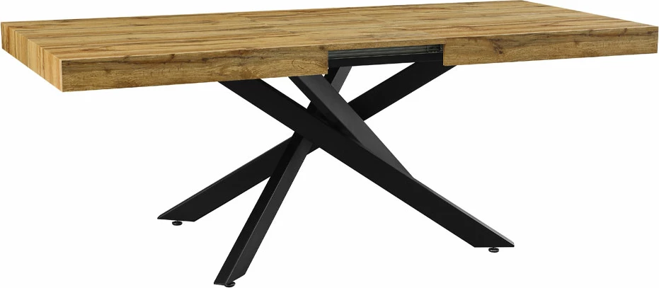 Tavolinë zgjatëse Kimono, ngjyrë natyrale, 160x90x75