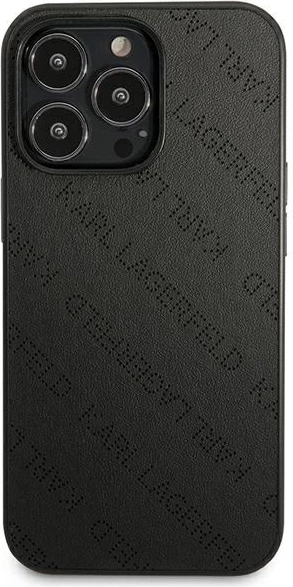 Mbështjellës Karl Lagerfeld Perforated Allover për iPhone 13 Pro Max 6.7", i zi