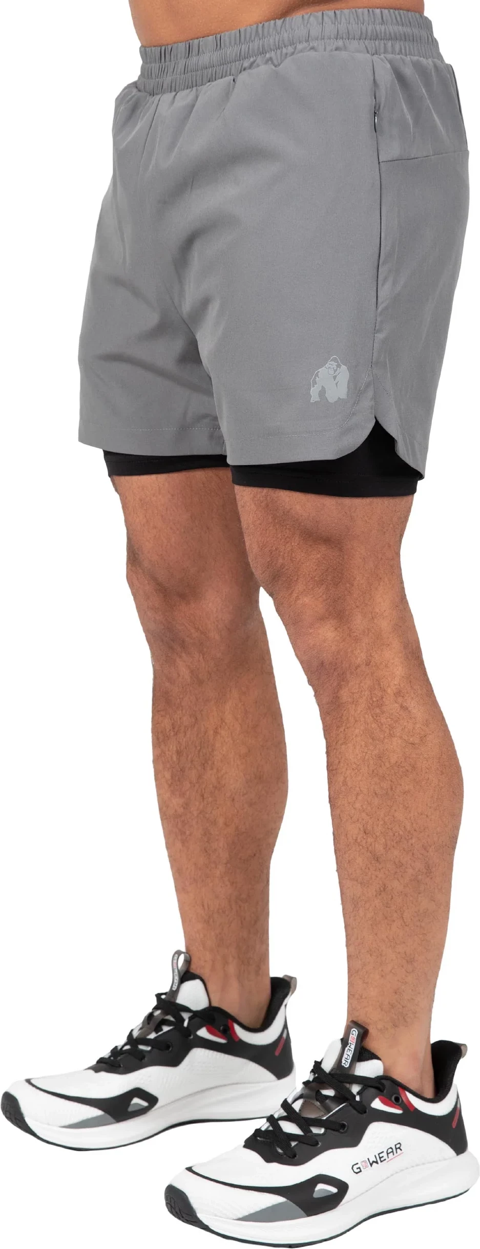 Cortez 2-in-1 Shorts - Anthracite
