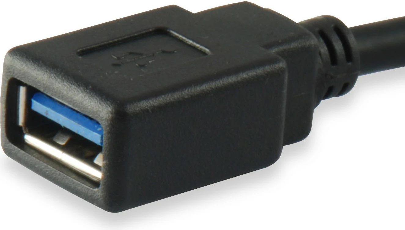 Adapter USB 3.0 Type C në Type A Equip 0.15m, i zi