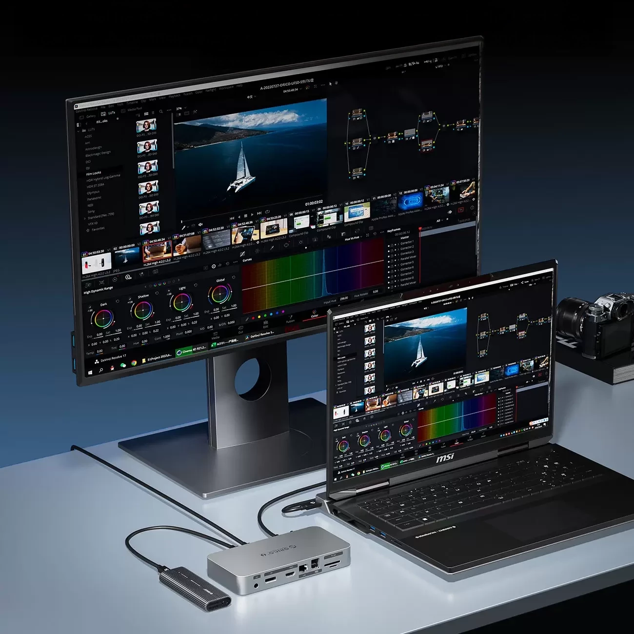 Kabllo USB-C në USB-C, Orico TBZ5-20-BK, Thunderbolt 5/USB4 80Gbps, PD 240W, 2m, DisplayPort 2.1, e zezë