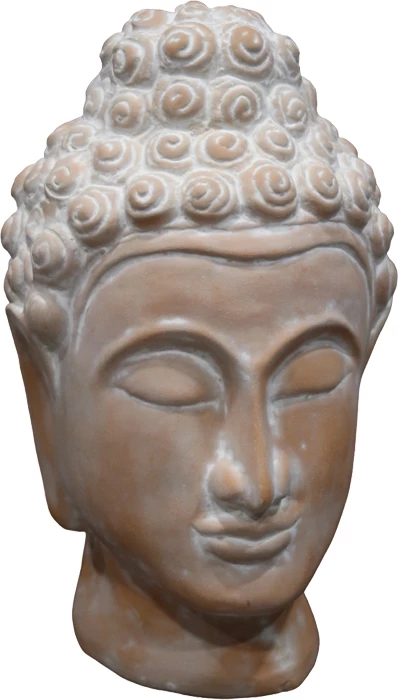 Dekor tavoline buddha Rolia Inart terrakote gri 16x16x28cm