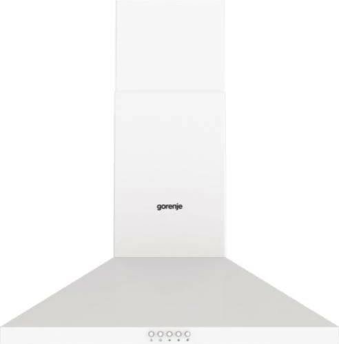 Aspirator kuzhine, Gorenje, WHC629E4W, 60 cm, oxhak, 450 m³/h, 3 shpejtësi, LED, e bardhë