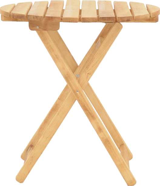 Tavolinë Letna dru ahu masiv, ngjyrë natyrale, D60x74.5cm