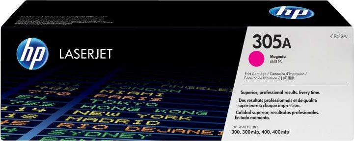 Toner HP 305A CE413A, origjinal, rendiment 2,400–4,400 faqe, magenta