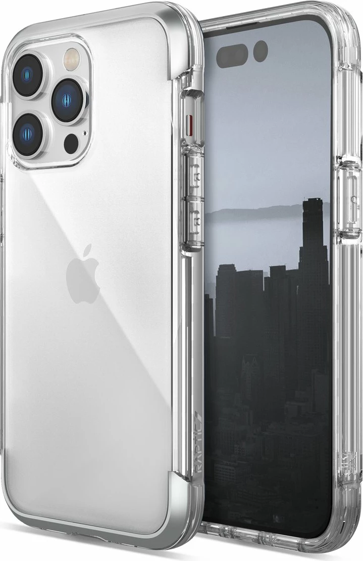 Mbështjellës Raptic X-Doria Air për iPhone 14 Pro Max, i fortë, MagSafe, argjendtë