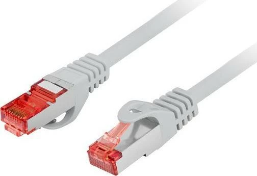 Patchcord Lanberg Cat.6 FTP 0.5 m LSZH 100% CU, gri