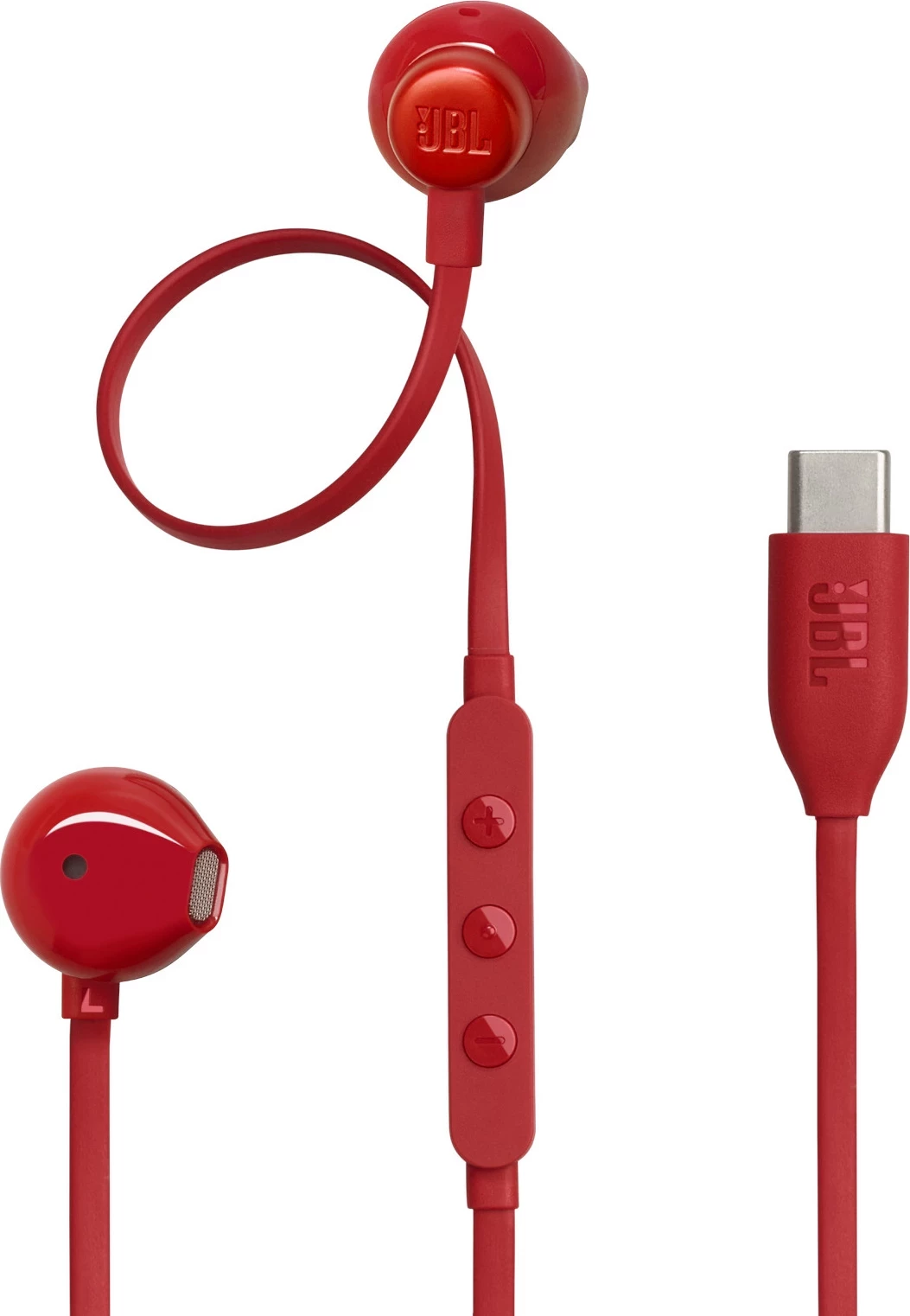 Kufje JBL Tune 305C USB-C in-ear, të kuqe