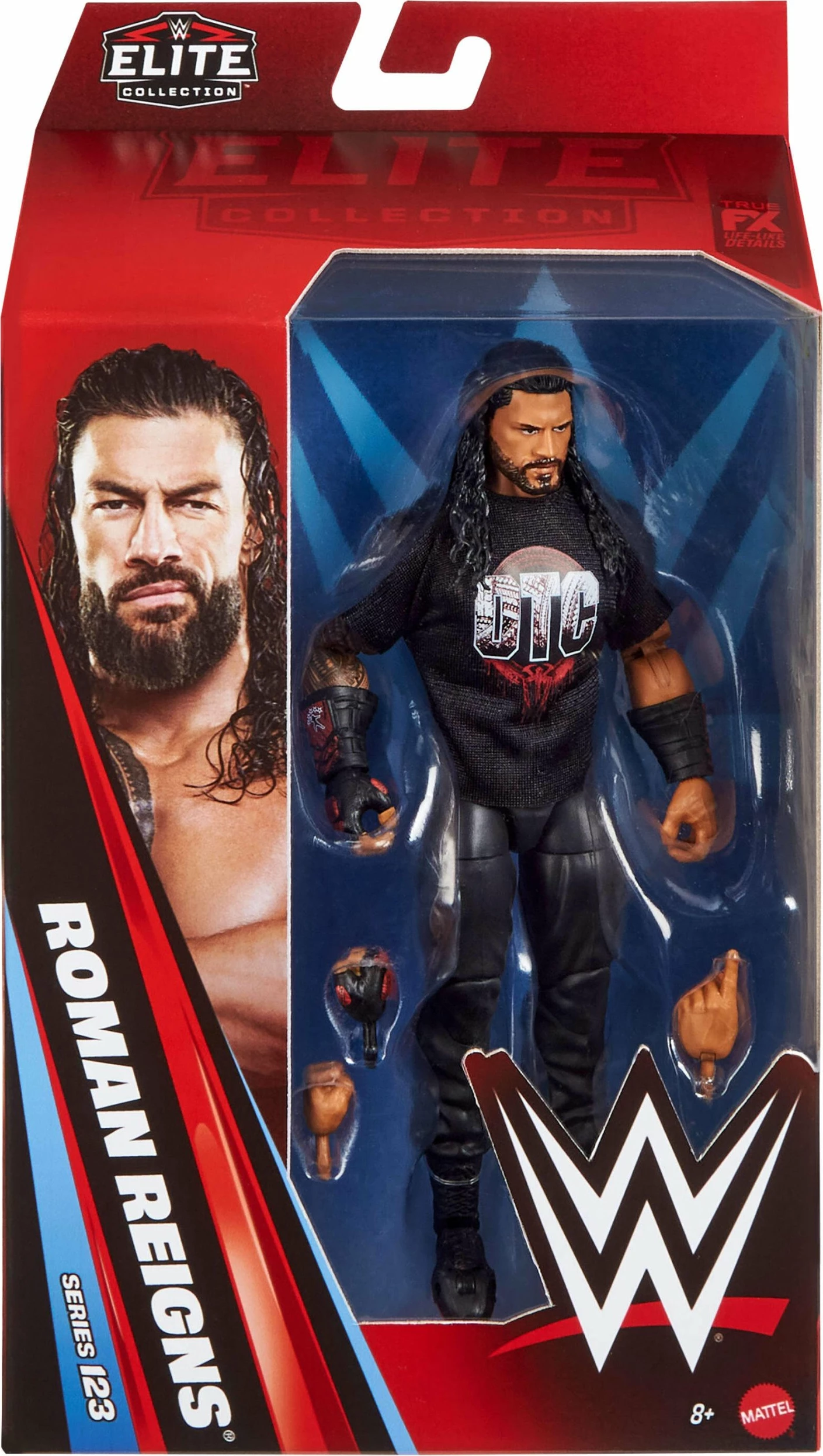 Figurinë aksioni Mattel WWE Elite Collection Roman Reigns JHT62 15 cm, me aksesorë