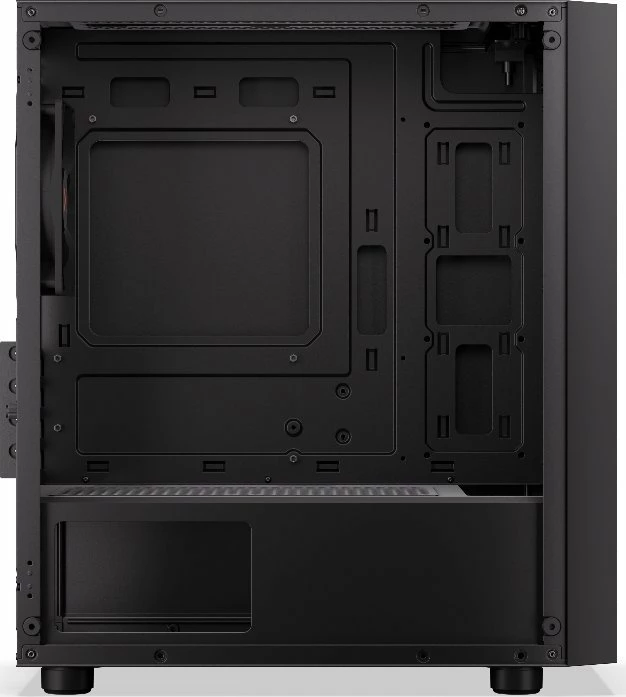 Kasë Krux Scor KRXD002 Cube Tower microATX/Mini-ITX me xham të kalitur, e zezë