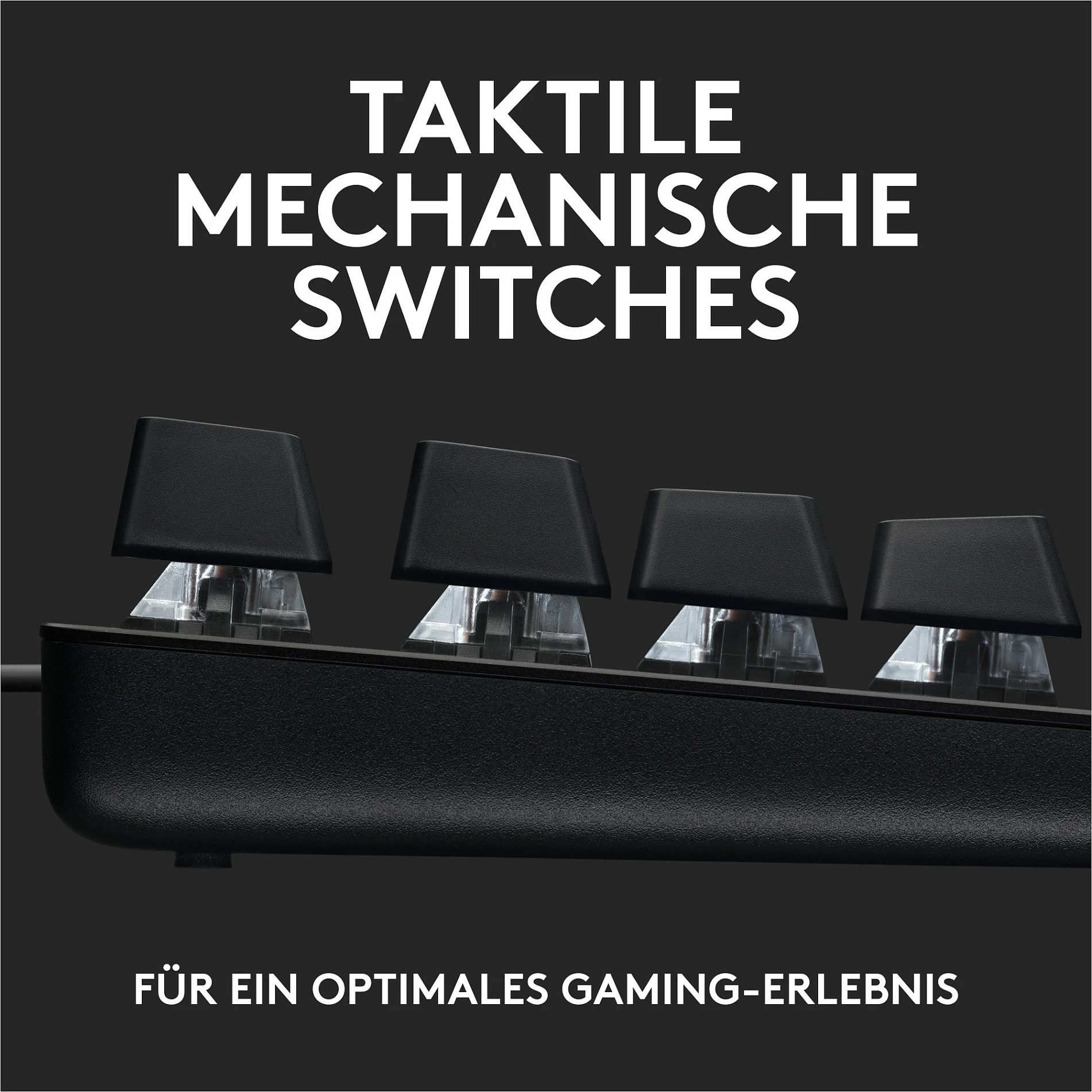 Tastierë mekanike Logitech G413 TKL SE, LED bardhë, QWERTZ, e zezë