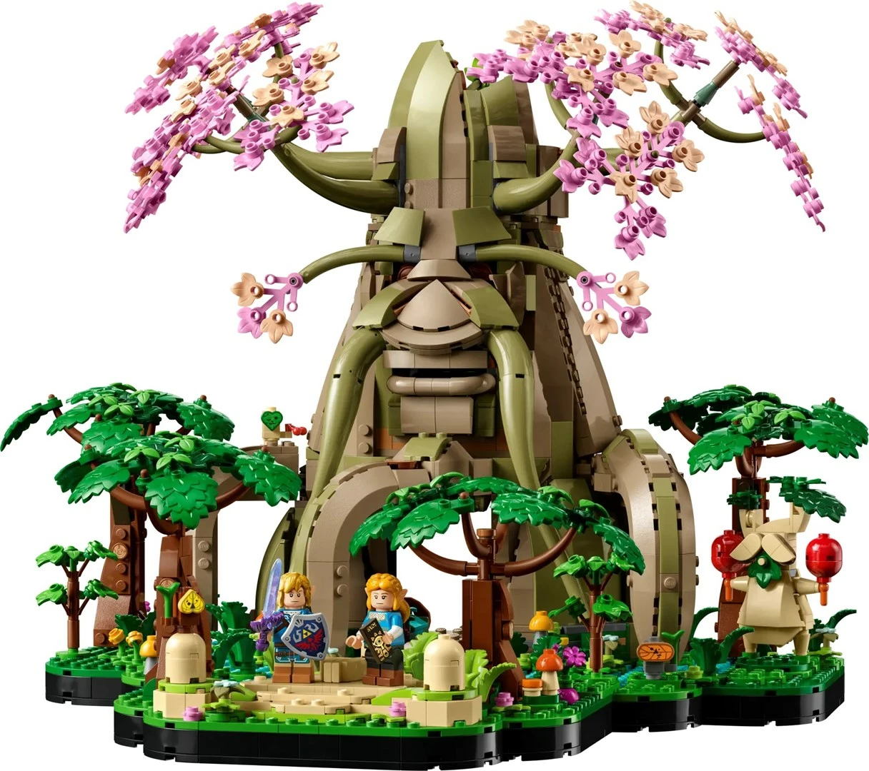 Set LEGO The Legend of Zelda 77092 Great Deku Tree 2-in-1, 2500 pjesë, me 4 minifigura