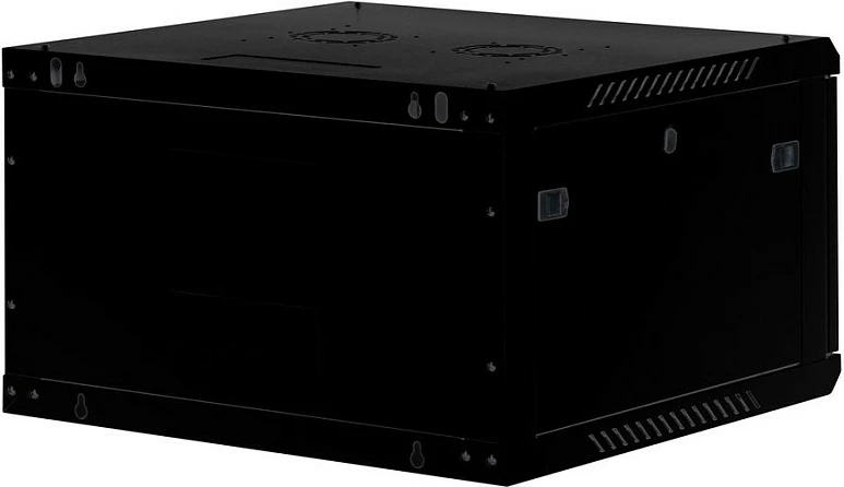 Kabinet rrjeti muror ROLINE 26.21.0289, 6U, 19", 600x600 mm, derë xhami, i zi